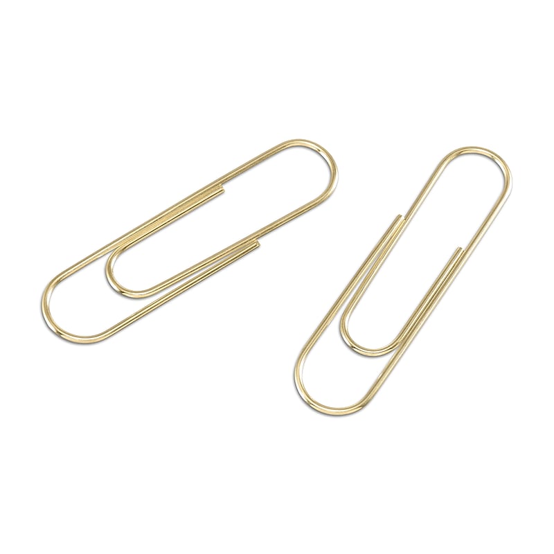 Staples® Mega Clips, Gold, 10/Pk image 1