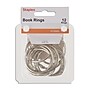 Staples 1.5" Book Rings, Silver, 12/Pack (32009-CC)~#|#~s1225725_sc7