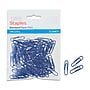 Staples® Vinyl-Coated Paper Clips, Blue, #1, 100/Pk~#|#~s1225732_sc7