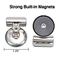 Staples Magnetic Bulldog Clips, 1.25"W, Metallic, 18/Pack (17694)~#|#~s1225738_sc7