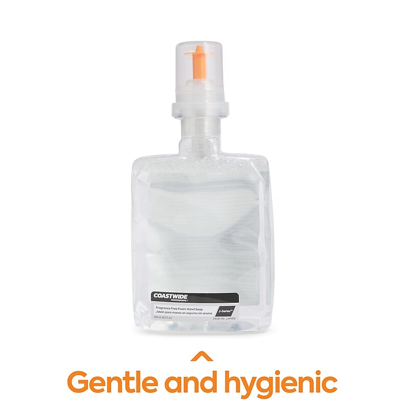Coastwide Professional J-Series Foaming Hand Soap, 1200 mL, 2/Carton (CWJSR-FRG) image 1