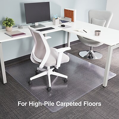 Staples Standard 60 x 60 Rectangular Chair Mat Sansujyuku sansujyuku.com