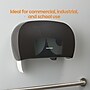Coastwide Professional™ Twin Jumbo Roll Toilet Paper Dispenser, Black (CW60831)~#|#~s1225792_sc7