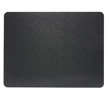 Staples 36" x 48" Rectangular Chair Mat for Hard Floor, Black Vinyl (26990)
