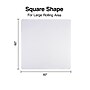 Staples® Carpet Chair Mat, 60" x 60", Designed for High-Pile Carpet, Clear (28590)~#|#~s1225815_sc7