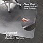 Staples® Carpet Chair Mat, 60" x 60", Designed for High-Pile Carpet, Clear (28590)~#|#~s1225820_sc7