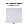 Staples® Carpet Chair Mat, 45" x 53'', Medium-Pile, Clear (28592)~#|#~s1225828_sc7