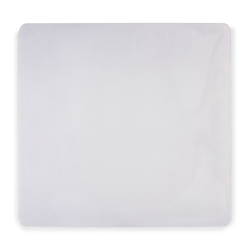 Staples® Carpet & Hard Floor Chair Mat, 46" x 48" Medium-Pile, Clear (28816) image 1
