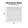 Staples® Carpet & Hard Floor Chair Mat, 46" x 48" Medium-Pile, Clear (28816)~#|#~s1225860_sc7