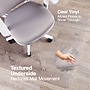 Staples Hard Floor Chair Mat with Lip, 45" x 53'', Clear (20231-CC)~#|#~s1225896_sc7