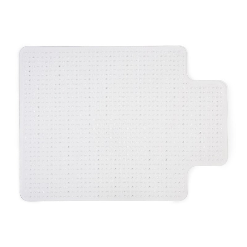 Staples Carpet Chair Mat with Lip, 36" x 48'', Low-Pile, Clear (20229-CC) image 1