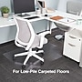Staples Carpet Chair Mat with Lip, 36" x 48'', Low-Pile, Clear (20229-CC)~#|#~s1225951_sc7