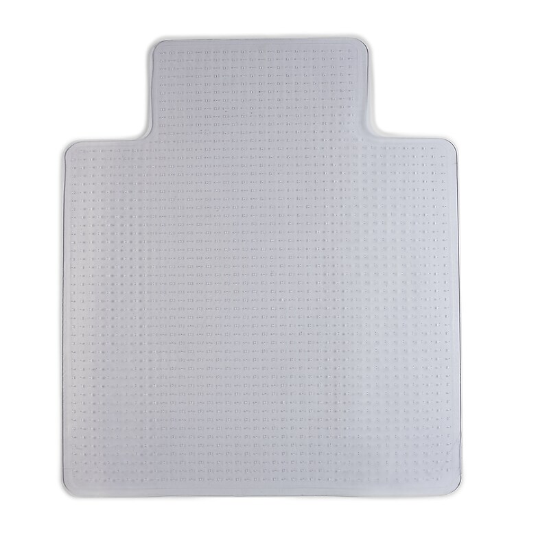 Staples Carpet Chair Mat with Lip, 45" x 53'', High-Pile, Clear (20362-CC) image 1