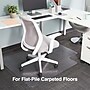 Staples Carpet Chair Mat with Lip, 45" x 53'', Flat-Pile, Clear (20239-CC)~#|#~s1225968_sc7