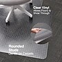 Staples Carpet Chair Mat, 46" x 60'', Flat-Pile, Clear (20233-CC)~#|#~s1225988_sc7