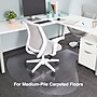 Staples® Carpet Chair Mat, Medium-Pile, Clear (20237-CC)~#|#~s1226049_sc7
