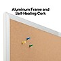 Staples Cork Bulletin Board, Aluminum Frame, 5'W x 3'H (28316-CC)~#|#~s1226076_sc7