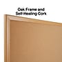 Staples Cork Bulletin Board, Oak Frame, 4' x 3' (ST52462-CC)~#|#~s1226137_sc7