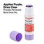 Staples® Washable Glue Sticks, 0.28 oz., Purple, 4/Pack (ST10446/10446)~#|#~s1226277_sc7