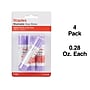 Staples® Washable Glue Sticks, 0.28 oz., Purple, 4/Pack (ST10446/10446)~#|#~s1226279_sc7