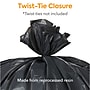 Coastwide Professional™ 30-33 Gallon Trash Bag, 33" x 39", Low Density, 1.5 mil, Black, 100 Bags/Box (CW25530)~#|#~s1226297_sc7