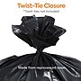 Coastwide Professional™ 30-33 Gallon Trash Bag, 33" x 39", Low Density, 2 mil, Black, 100 Bags/Box (CW57403)~#|#~s1226323_sc7