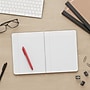 Staples Premium Composition Notebook, 7.5" x 9.75", Wide Ruled, 100 Sheets, Brown (TR52119)~#|#~s1226848_sc7