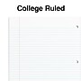 Staples Premium Poly 1-Subject Notebook, 8.5" x 11", College Ruled, 100 Sheets, Red (ST20952D)~#|#~s1226980_sc7