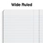Staples® Composition Notebooks, 7.5" x 9.75", Wide Ruled, 100 Sheets, Black/White Marble, 4/Pack (ST58369)~#|#~s1226981_sc7