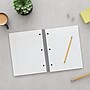 Staples Premium 5-Subject Subject Notebooks, 8.5" x 10.5", Wide Ruled, 200 Sheets, Black (ST58309)~#|#~s1227004_sc7