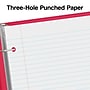 Staples® College Ruled Filler Paper, 5.5" x 8.5", 3-Hole Punched, White, 100 Sheets/Pack (ST12301D)~#|#~s1227061_sc7