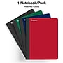 Staples Premium Composition Notebook, 7.5" x 9.75", College Ruled, 100 Sheets, Assorted Colors (TR58341)~#|#~s1227076_sc7