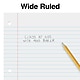 Wide Ruled