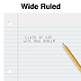 Staples® Wide Ruled Filler Paper, 8" x 10.5", White, 120 Sheets/Pack (ST37426D)~#|#~s1227329_sc7