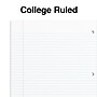 Staples® Accel 5-Subject Notebook, 8.5" x 11", College Ruled, 200 Sheets, Assorted Colors (ST15761D)~#|#~s1227340_sc7