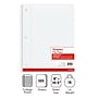 Staples® College Ruled Filler Paper, 8" x 10.5", White, 120 Sheets/Pack (ST37427D)~#|#~s1227391_sc7
