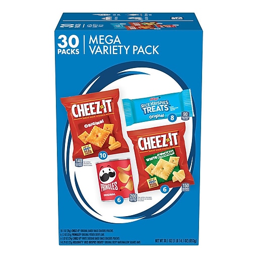 Cheez-It MVP Crackers, 30.1 oz., 30 Packs/Box (KEE00149) | Staples