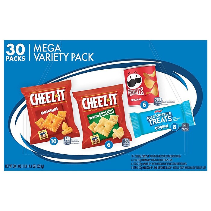Cheez-It MVP Crackers, 30.1 oz., 30 Packs/Box (KEE00149) | Staples