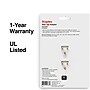 Staples 6 Outlet Adapter, White (22145)~#|#~s1227600_sc7