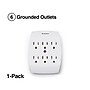 Staples 6 Outlet Adapter, White (22145)~#|#~s1227608_sc7