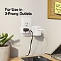 Staples 3-Outlet In-Wall Plug-In Power Adapter, White (22141)~#|#~s1227619_sc7