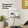 Staples 6 Outlet Adapter, White (22145)~#|#~s1227643_sc7
