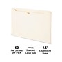 Staples Reinforced File Jackets, 1.5" Expansion, Legal Size, Manila, 50/Box (TR119255)~#|#~s1227664_sc7
