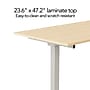 Union & Scale™ Essentials 48"W Electric Rectangular Adjustable Standing Desk, Natural (UN60415-CC)~#|#~s1227676_sc7