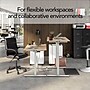 Union & Scale™ Essentials 48"W Electric Rectangular Adjustable Standing Desk, Natural (UN60415-CC)~#|#~s1227682_sc7