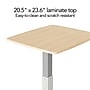 Union & Scale™ Essentials 24"W Rectangular Adjustable Standing Desk, Natural (FWS07-2)~#|#~s1227743_sc7