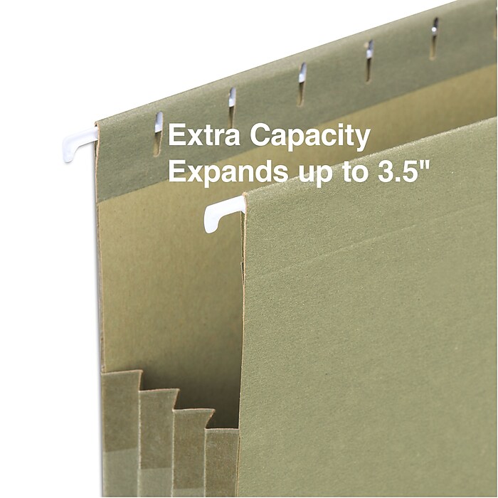 Staples Hanging File Pockets, 3.5