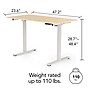 Union & Scale™ Essentials 48"W Electric Rectangular Adjustable Standing Desk, Natural (UN60415-CC)~#|#~s1227747_sc7