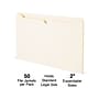Staples Reinforced File Jacket, 2" Expansion, Legal Size, Manila, 50/Box (TR440374)~#|#~s1227771_sc7
