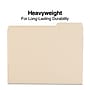 Staples Heavyweight File Folders, 1/3-Cut Tab, Letter Size, Manila, 50/Box (ST56677-CC)~#|#~s1227790_sc7
